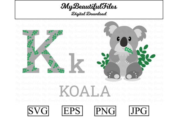 Alphabet ABC Animal – Koala