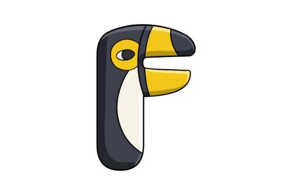 Animal Alphabet Letter F Illustration: Graphics & Illustrations for Brand Storytelling