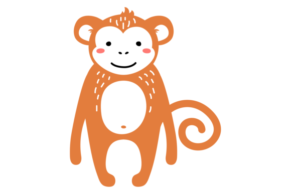 Baby Monkey Graphics: Cute Illustrations for Branding