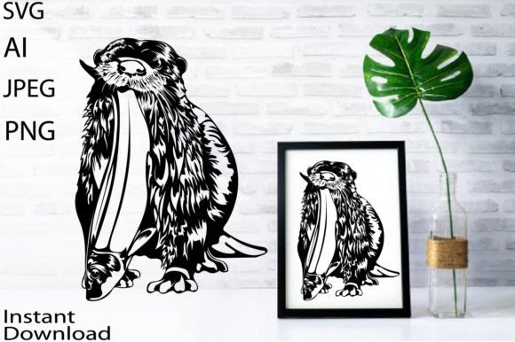 Beaver SVG PNG JPG AI Graphics & Illustrations