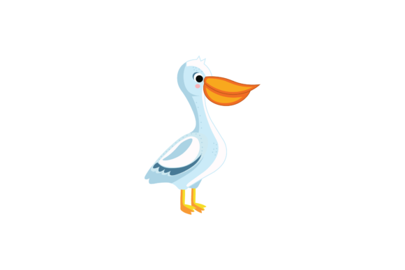 Cute Animal Flamingo Illustration Vector for Graphics & Illustrations