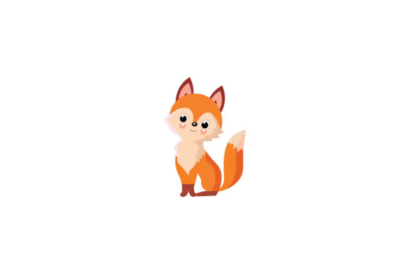 Cute Animal Fox Illustration Vector: Graphics & Illustrations for Real Publishing