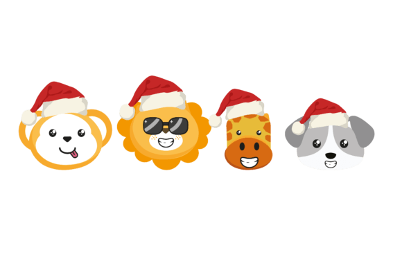 Design Animal Christmas Vector: Graphics & Illustrations for Real Publishing