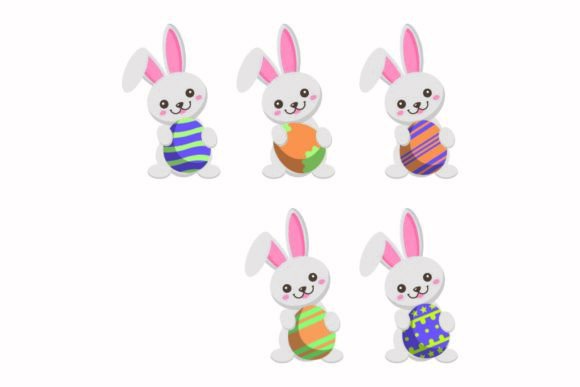 Easter Bunny Animal Graphics & Illustrations